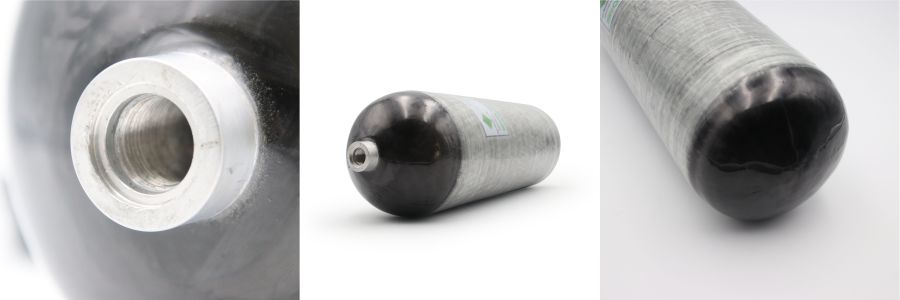 Factory Directly Supply Carbon Fiber Cylinder 300 bar Breathing Cylinder Air Cylinder